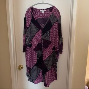 🆕NWOT Dreams & Co. Patchwork Sleep Shirt - 3x